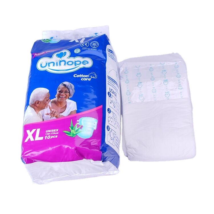 Unihope super absorption soft Nappies Adult diapers Manufacturer