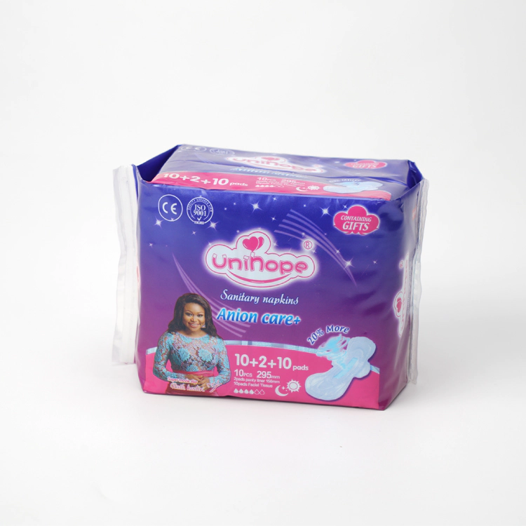 UNIHOPE Hot selling ultra thick Disposable Sanitary Napkin pads