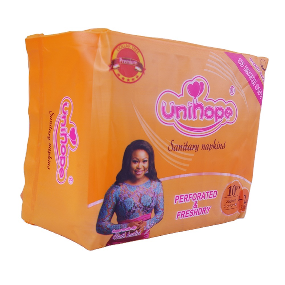 Unihope brand for women care Factory of sanitary napkin from Quanzhou