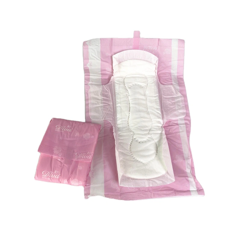 Wholesale manufacture biodegradable Comfortable Soft Organic Cotton Ladies  pads sanitary napkin