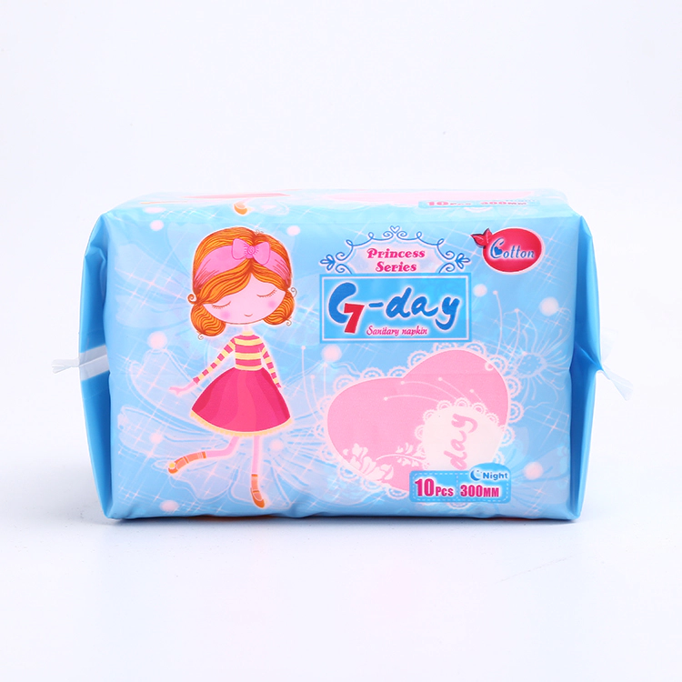 G-day brand cheap price disposable free sample sanitary pads