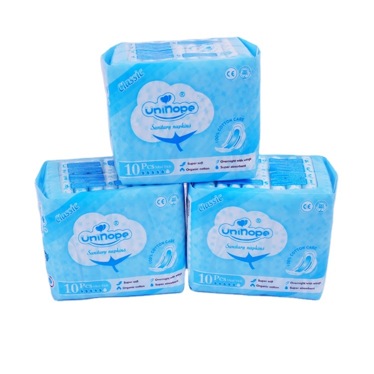 Woman Menstrual Cotton Organic Manufacturer Low Price High Quality Lady Sanitary Napkin Customized Lady Sanitary Pads