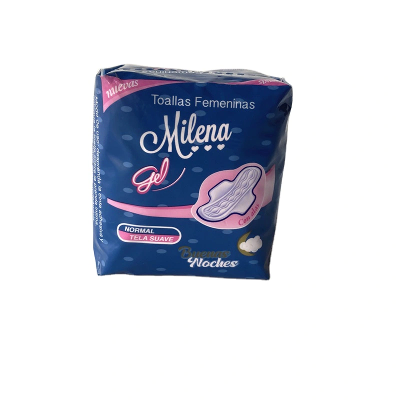 Manufacturing Disposable Breathable Women Sanitary Pads Cotton Breathable Anion Chip  Sanitary Lady  Pad
