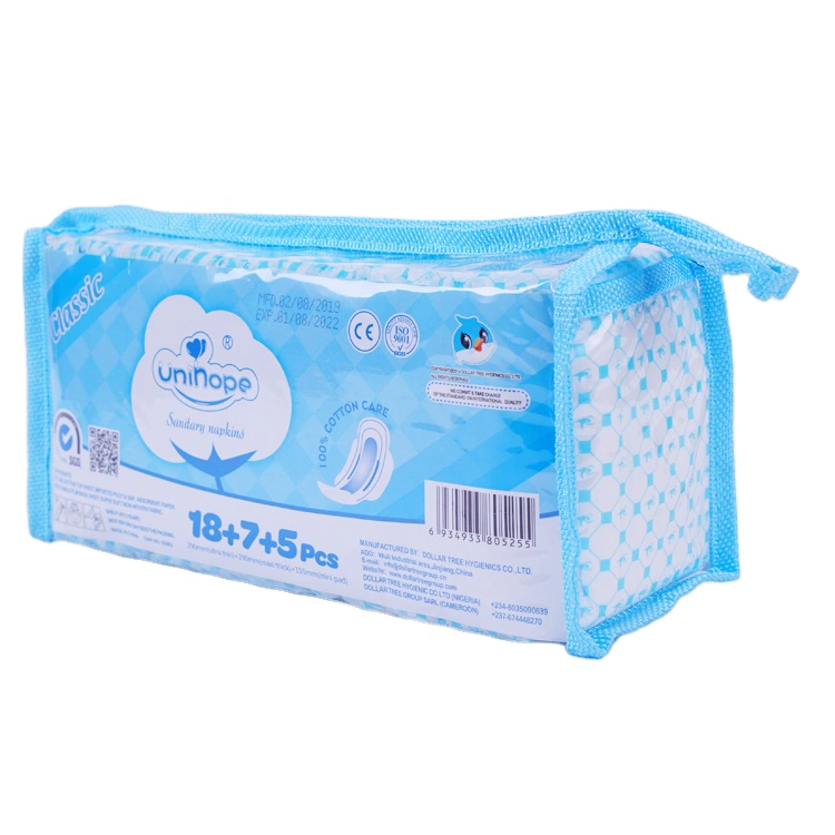 Premium Quality Night Use 285 mm Ultra Thin Wholesale Cotton Sanitary Pad Anion Ladies Sanitary Pads for Women