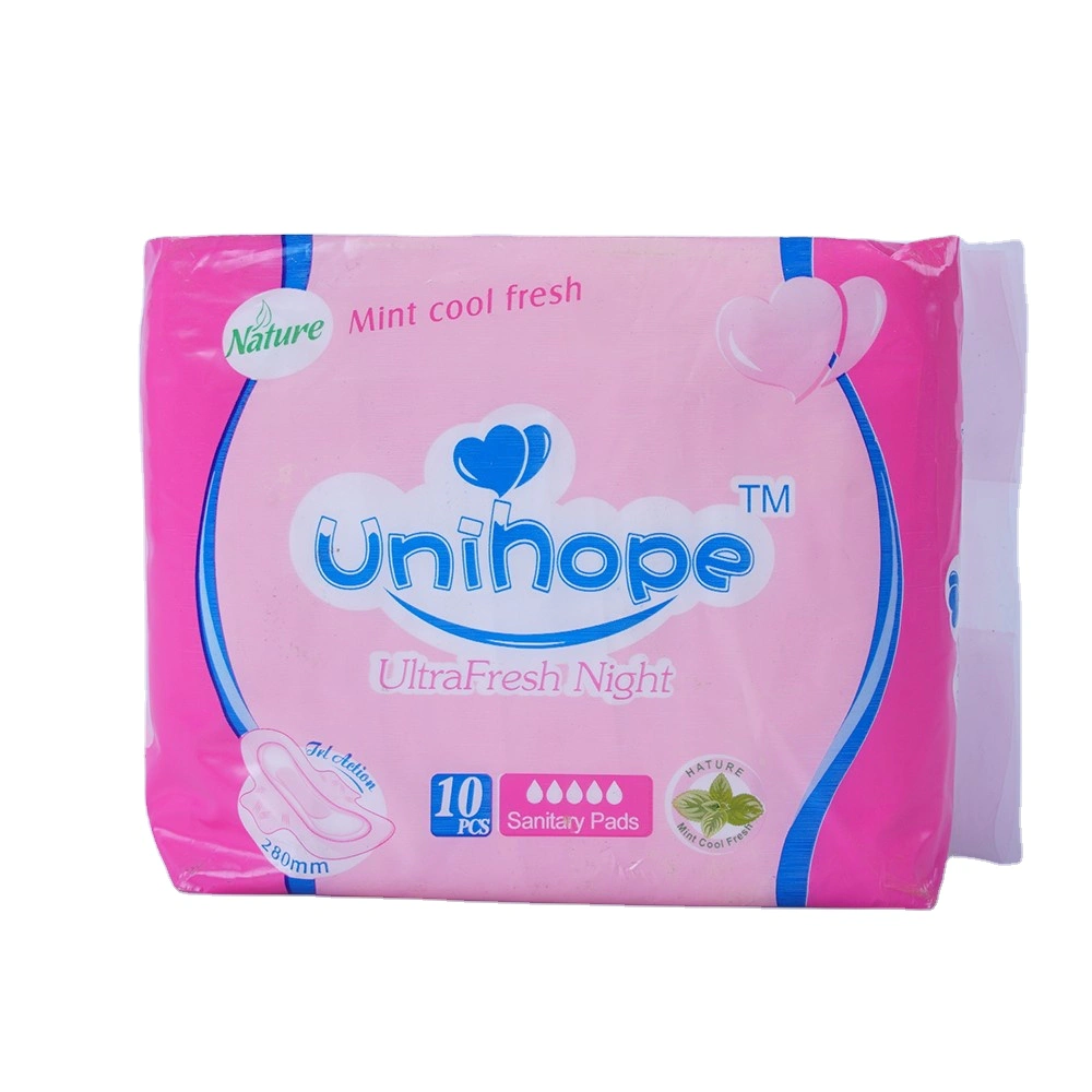 Manufacturer Low Price Customized Disposable Breathable Ultra Thin Woman Cotton Lady Sanitary Napkin Pad