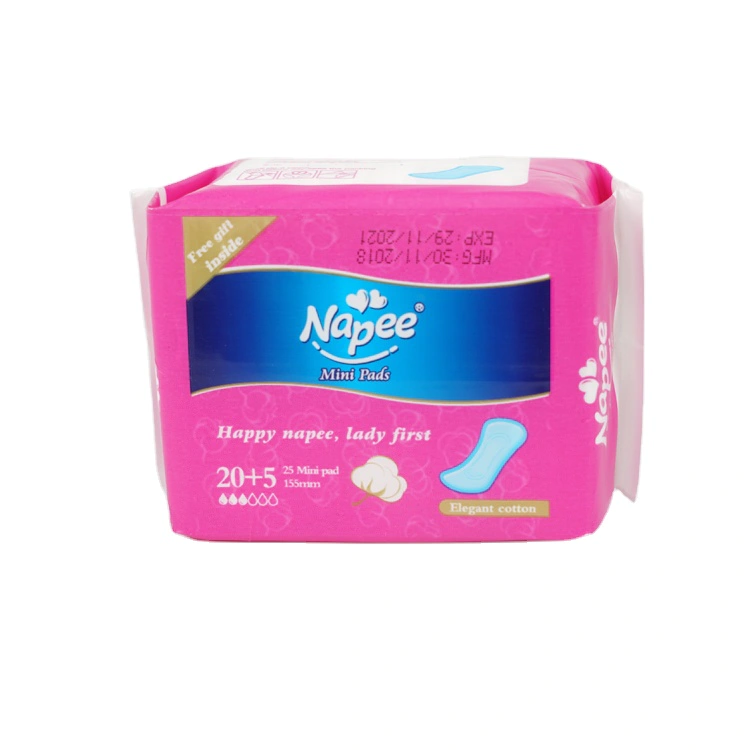 Biodegradable Low Price Customized Private Label Disposable Breathable Ultra Thin Woman Cotton Lady Sanitary Napkin Pad