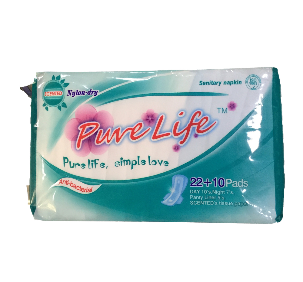 Absorbent core breathable backsheet sanitary napkins for perfect life