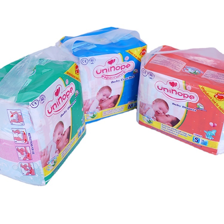 Baby Diaper high absorption soft topsheet Disposable baby diapers in stock
