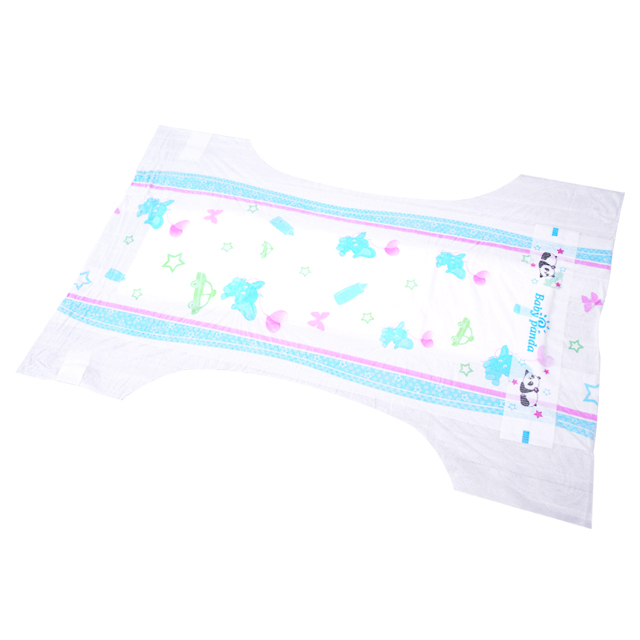 Disposable breathable elastic breathable super absorbent belt sleeping baby diaper