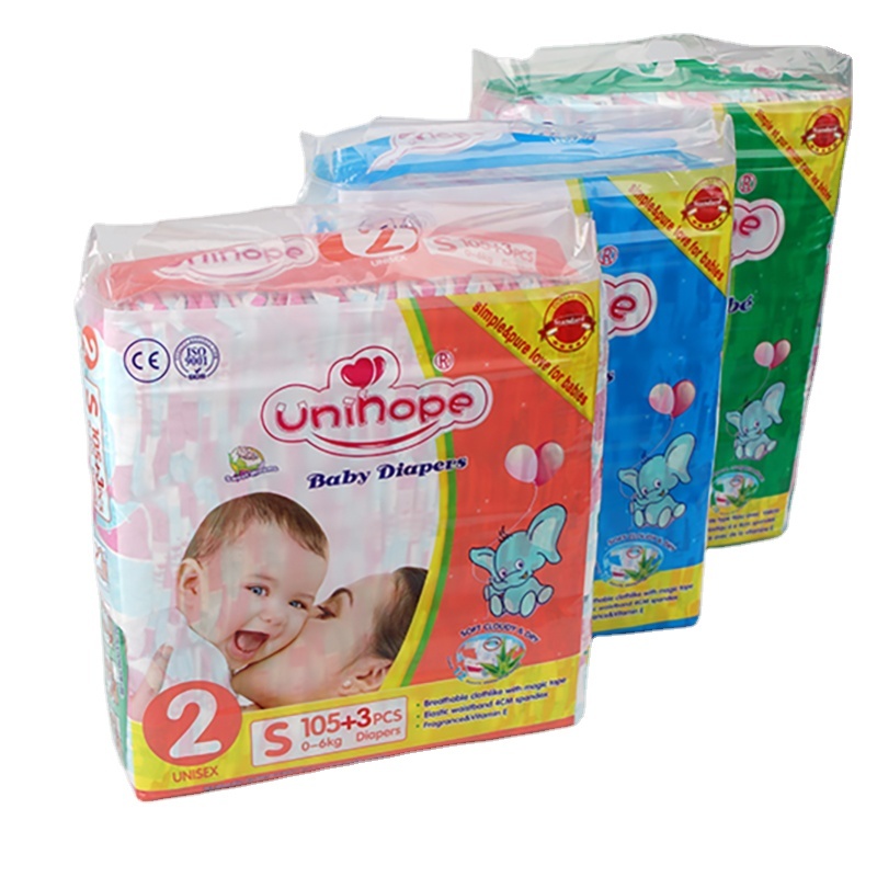 High absorbency breathable organic disposable baby diapers in China