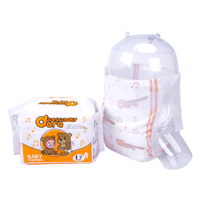 Baby Diapers Non Woven Fabric, Disposable Dora Bear Baby Soft Breathable Nappies,High Absorbency Fujian Manufacture Diaper