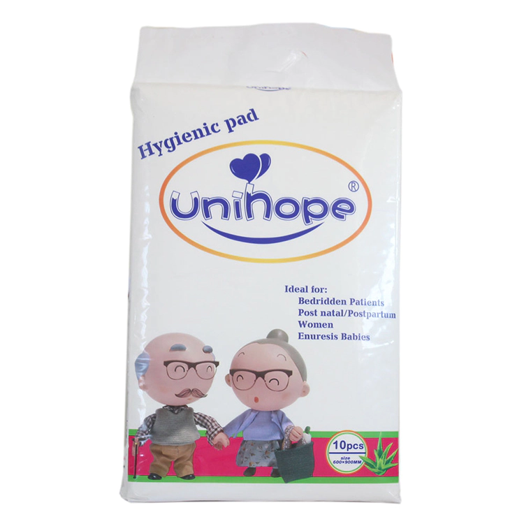 Unihope brand New design Disposable adult incontinence pads wholesale price in stock