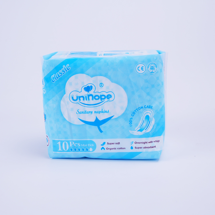New Unihope sanitary pads with wings factory for women-2