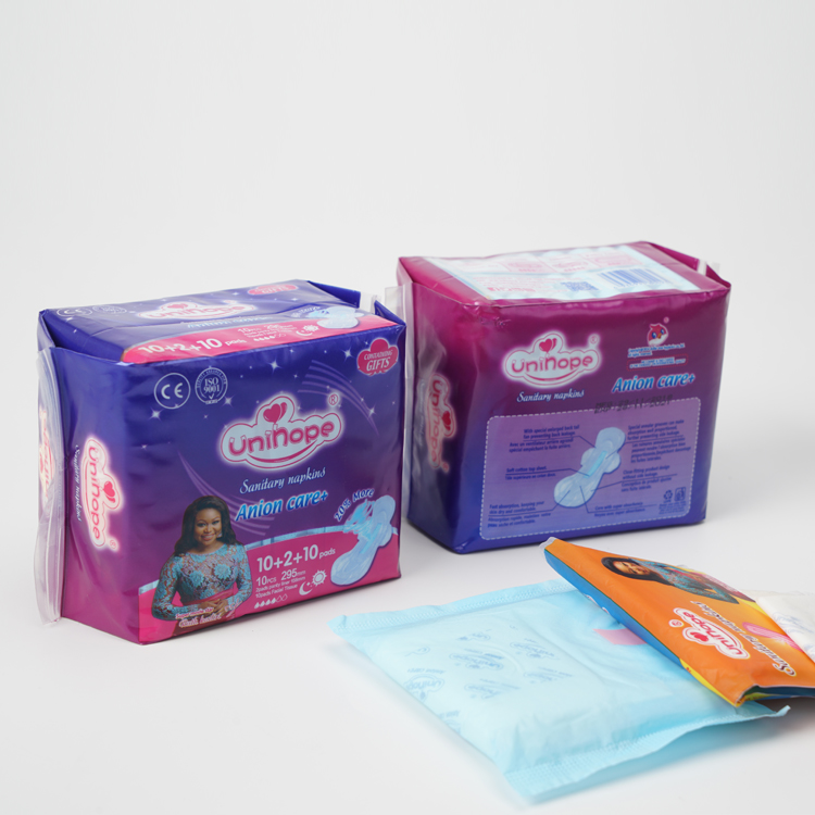 Latest Unihope organic cotton sanitary pads brand for ladies-2