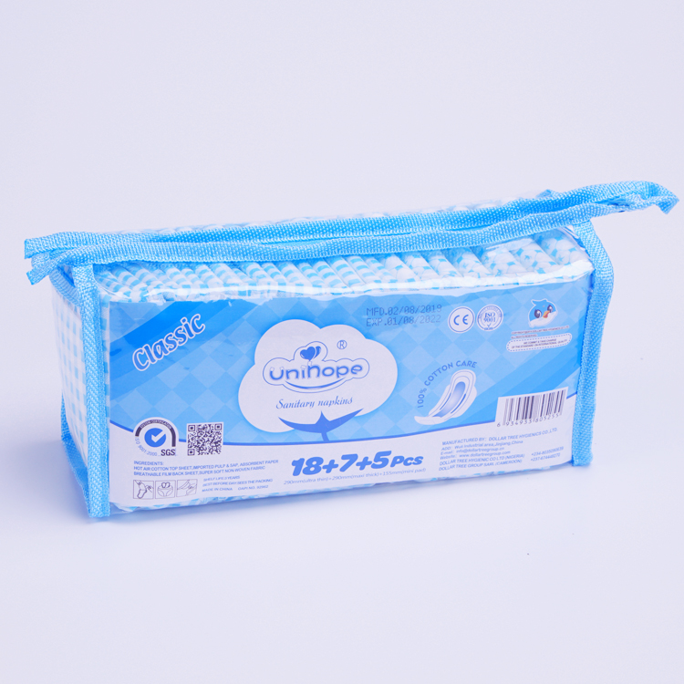 Unihope Wholesale Price Disposable Sanitary Pads Combination Pack