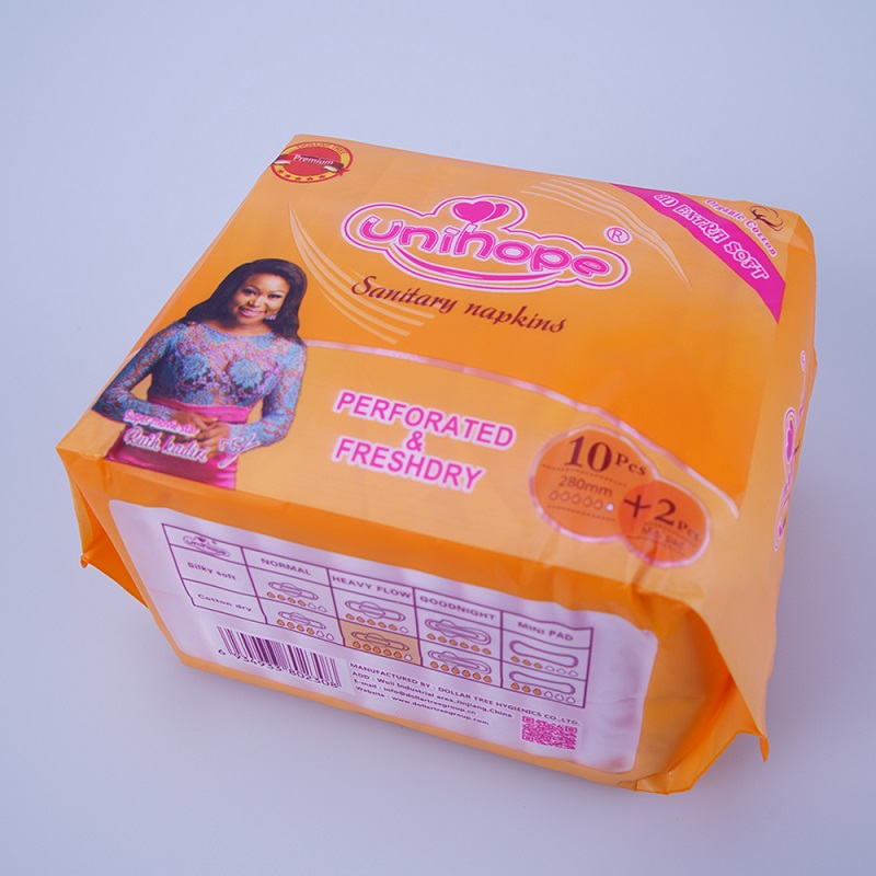 Unihope Top Unihope biodegradable sanitary napkins distributor for ladies-1