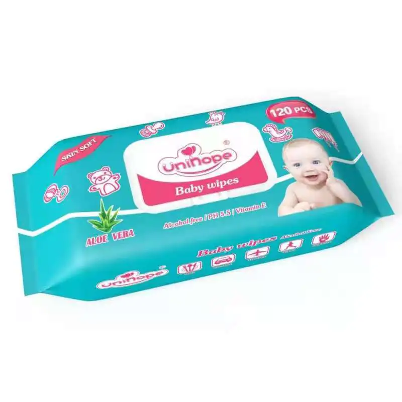 Unihope hight quality soft and comfortable disposable wet wipes