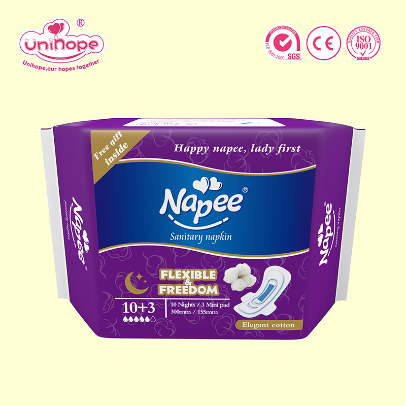 Eco Friendly Disposable Sanitary Pads Sanitary Napkin For Lady Use