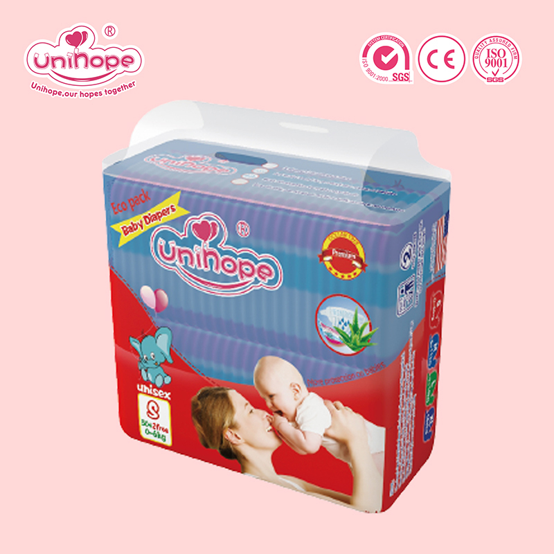 New design style packaging in Southeast Asia, high quality and high absorption disposable diapers