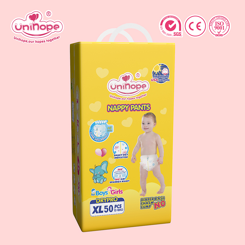 New design A grade baby diaper pull up nappy