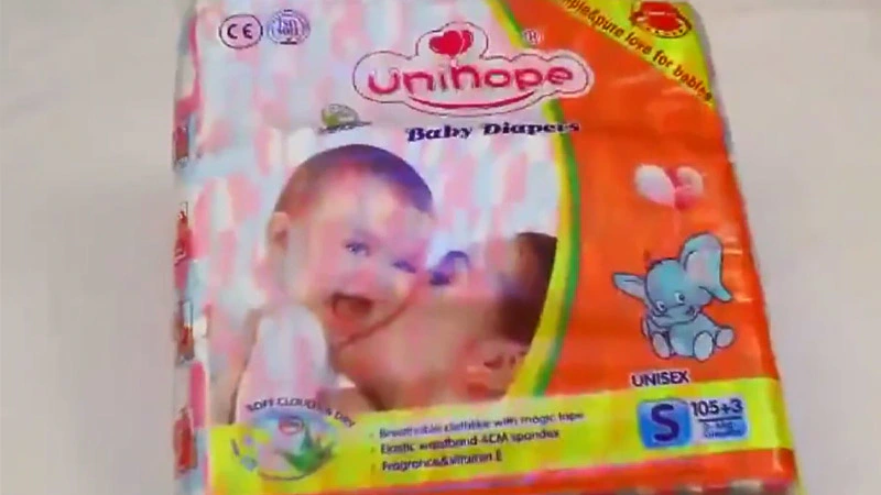 Unihope's baby diapers advertising in Africa
