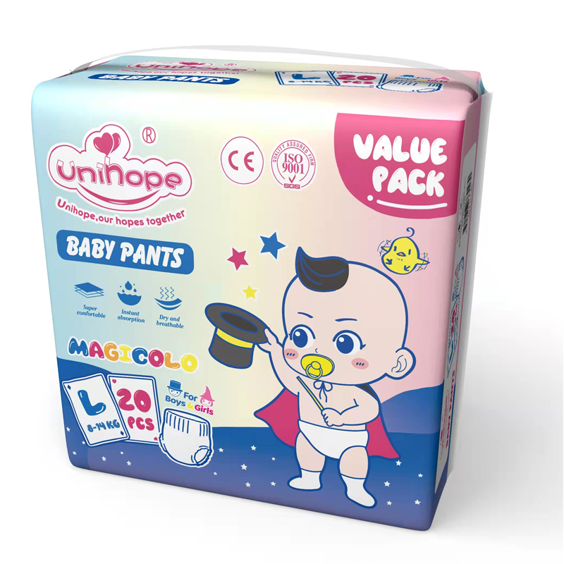 Latest Unihope best pull up diapers for sensitive skin Supply for baby care shop-2