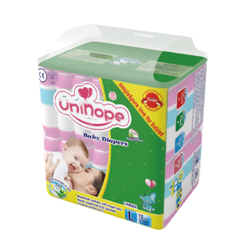 Unihope brand new packaging baby diapers display video