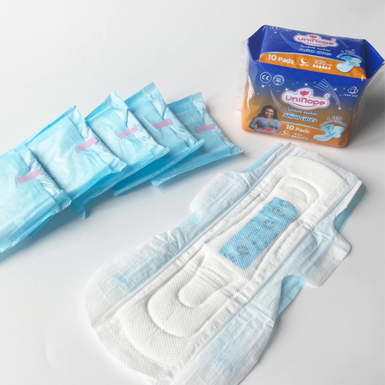 Extra long sanitary napkins anion care chip
