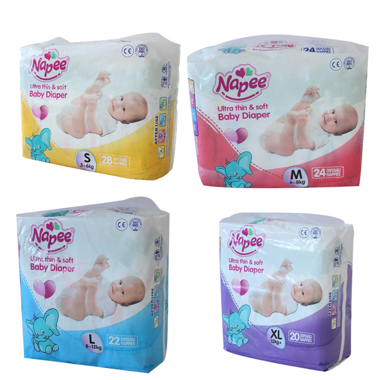 Manufacturer High Diaper for Baby Soft Breathable Baby Disposable Nappies Diapers Wholesale price in stock