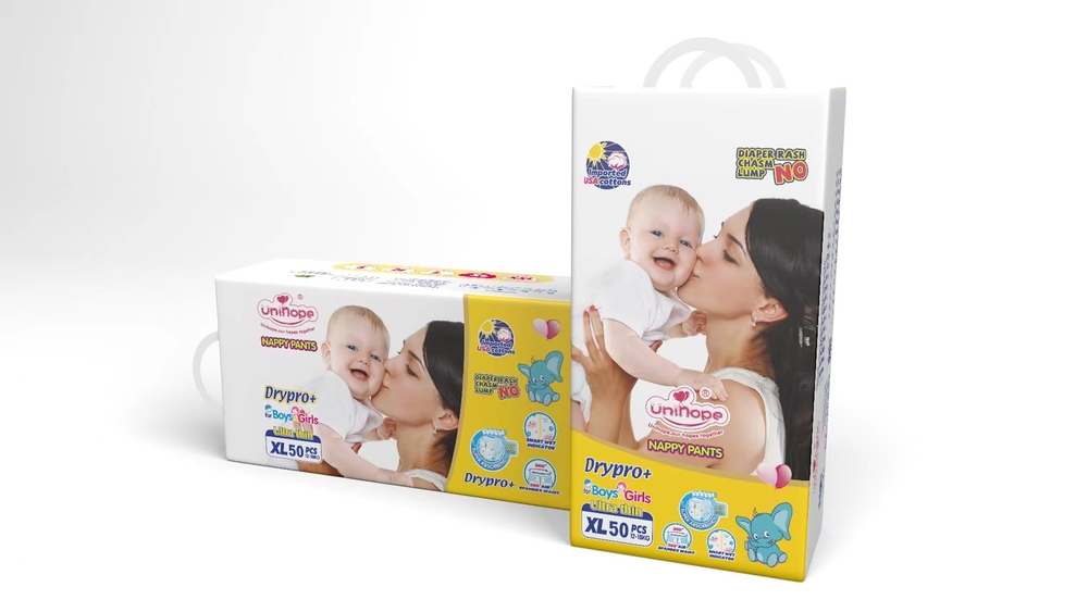 Unihope drypro pull up baby diapers wholesale price new design