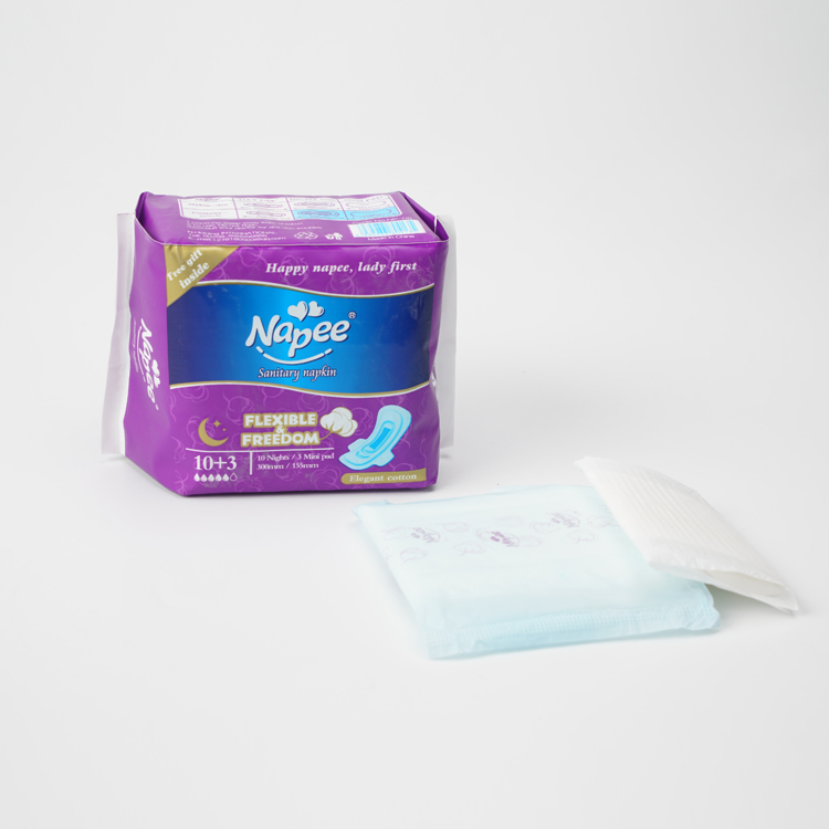 OEM Disposable Sanitary Napkin Menstrual Pads Cotton Sanitary Towels for Women