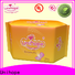 High-quality Unihope organic sanitary napkins brand for department store