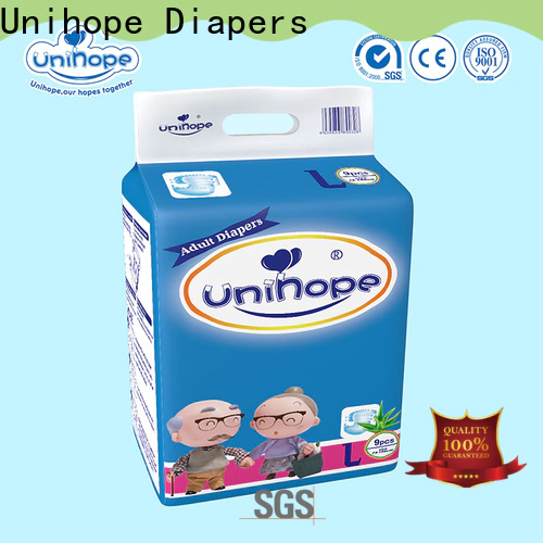 Unihope leak proof diapers for adults company for elderly people