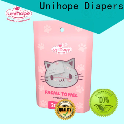 Unihope face cotton tissue brand for travelling