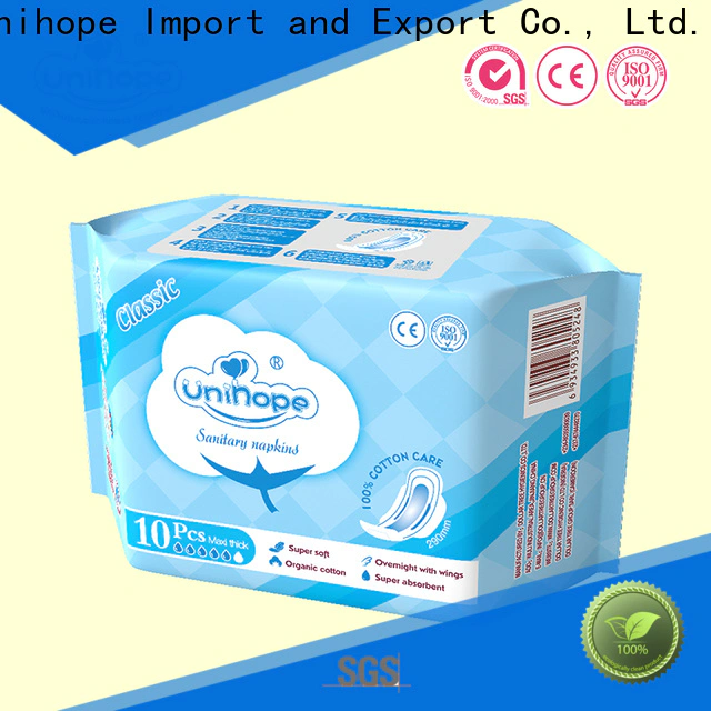 Unihope Best Unihope chemical free sanitary pads dealer for women