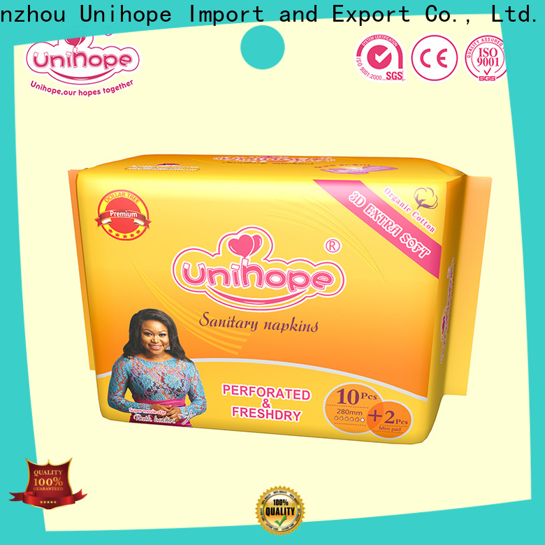 Top Unihope best sanitary pads for heavy bleeding company for women
