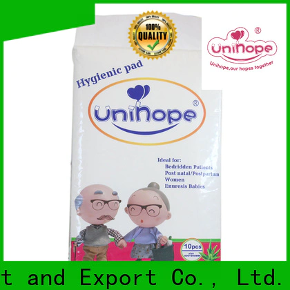 Wholesale Unihope absorbent sheets for adults dealer for patient