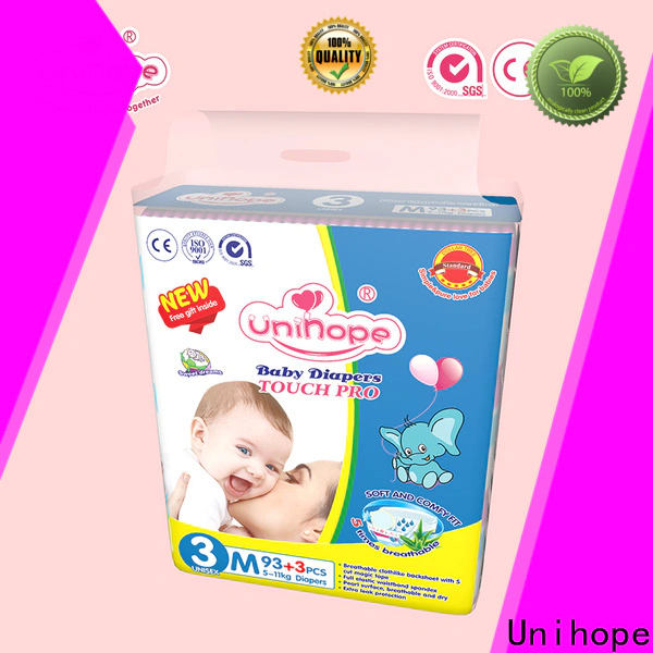 Unihope New Unihope chemical free diapers brand for children store