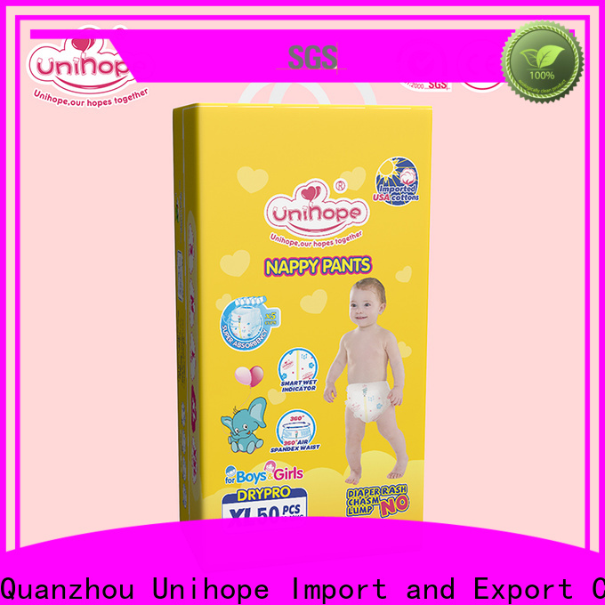 Unihope Bulk buy Unihope pull up diapers size 7 Suppliers for baby store