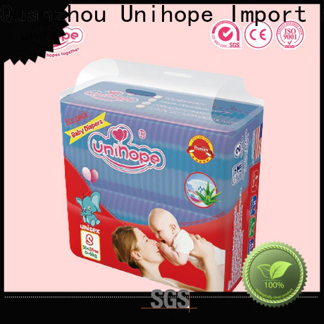 High-quality Unihope best biodegradable diapers dealer for department store