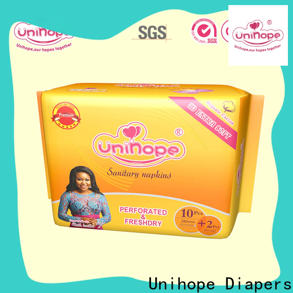 New Unihope best sanitary pads for heavy flow for business for department store
