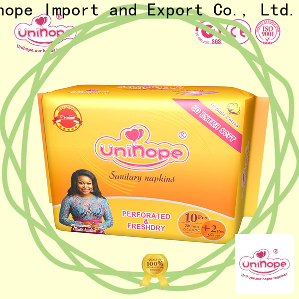 High-quality Unihope sanitary pads Suppliers for ladies