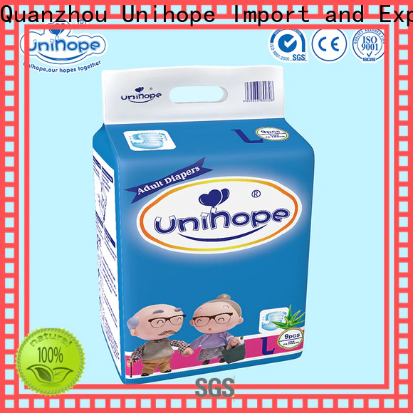Unihope adult diapers with tabs company for elderly people