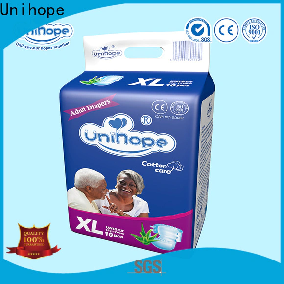 Unihope leak proof diapers for adults Supply for elderly people