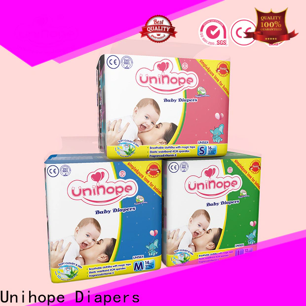 Unihope biodegradable disposable nappies dealer for baby care shop