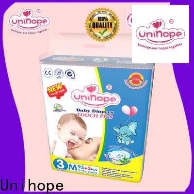 Unihope best eco friendly diapers dealer for baby care shop