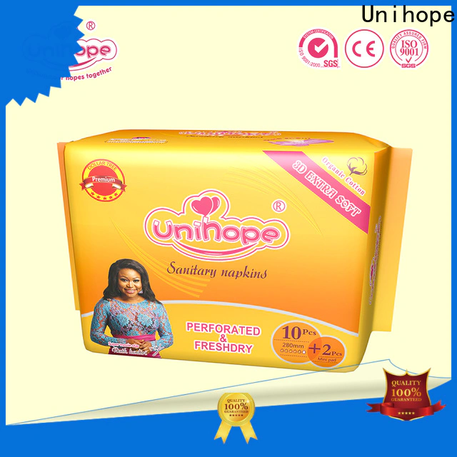 Unihope organic sanitary napkins manufacturers for women