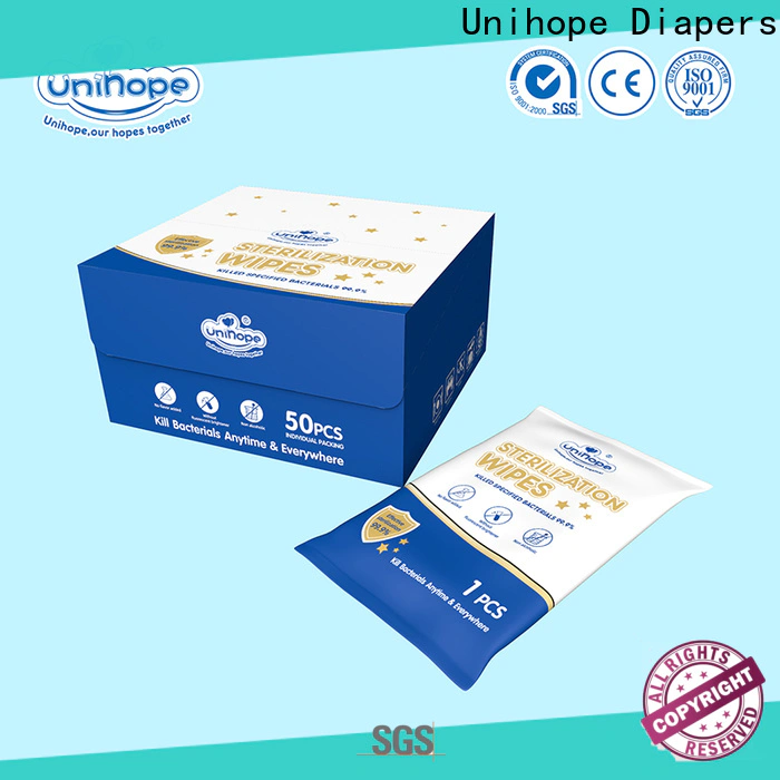 Unihope disinfectant wipes for face distributor for department store