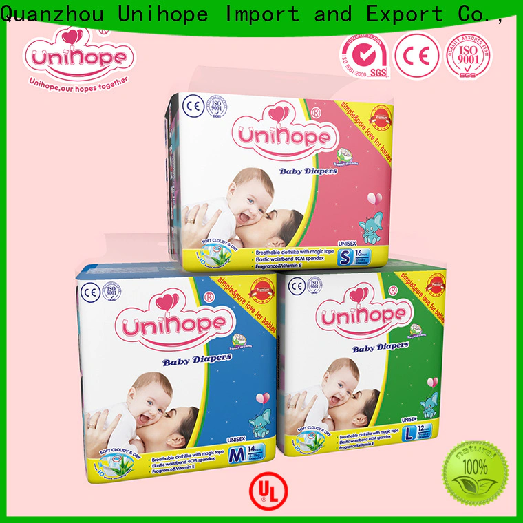 Unihope Bulk buy Unihope best eco friendly diapers Suppliers for children store