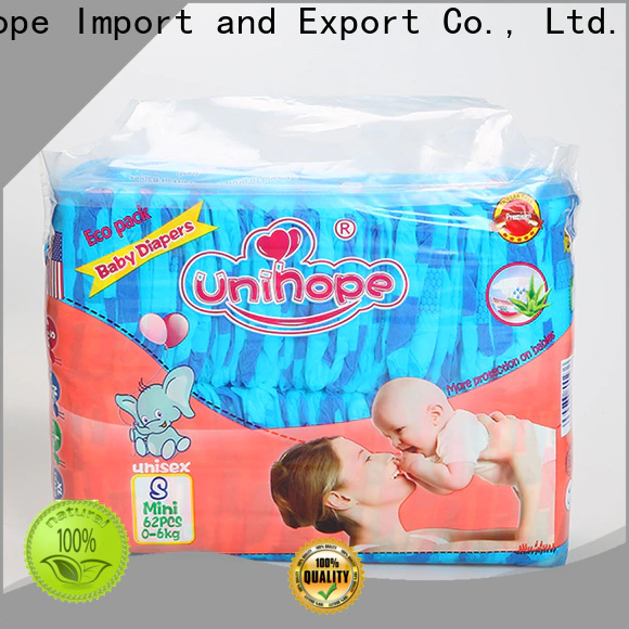 Latest Unihope wholesale disposable diapers Suppliers for children store